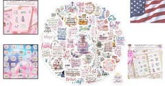 300 Waterproof Inspirational Christian Stickers – Uplifting Bible Verse Designs