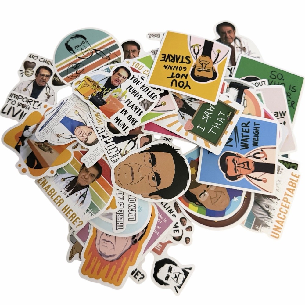 NEW Stickers 44ct 600lb Life Dr. Now Memes