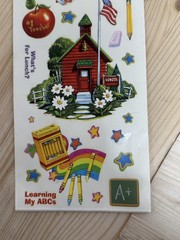 Miss Elizabeth’s Back to School 2-Sided Clear Stickers Scrapbooking