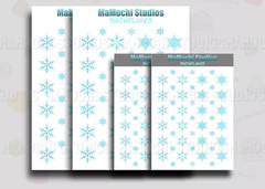 Planner Stickers Mini Winter Snowflakes, Christmas Crafts, Stocking Stuffers NEW