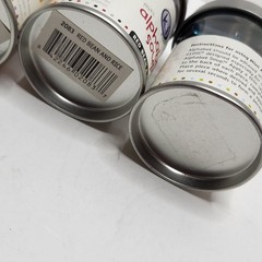 Ki Memories Mini Alphabet Soup Lot of 3 Cans Acrylic Letters Numbers Flowers