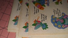 Vintage Hallmark Stickers Birds Toucans Peacock Rewards 1 Sheet READ