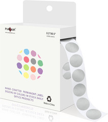 1/2 Inch Circle Sticker Labels,1000 Stickers round Color Coding Circle Dots Stic