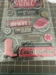 PAPER HOUSE Chipoxy Cardboard Stickers Country Girl/Boy