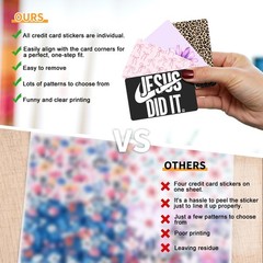 POVESTE Lalic Girly Set credit card skin stickers