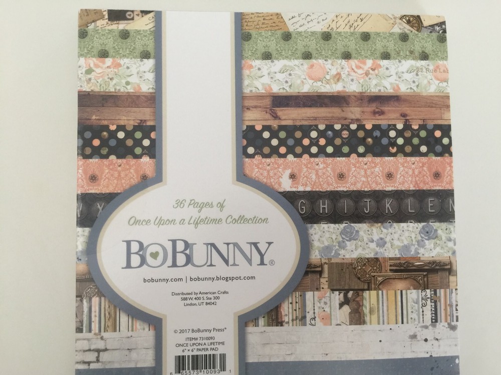 New BoBunny – Once Upon a Lifetime Collection – 6 x 6 Paper Pad