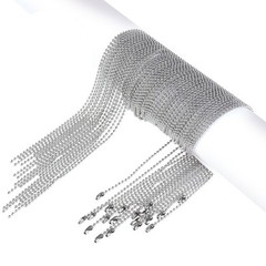 50 24″ Ball Chain Necklaces