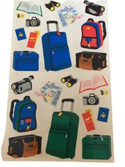Mrs Grossmans Stickers Sheet Travel Luggage Suitcase Camcorder Passport Vacation