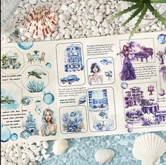 10 Sheets Summer Aesthetic Stickers- 4-5 Stickers Per Sheet- DIY Crafts **