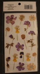 New Recollections scrapbook stickers Colorful Flowers wildflowers stems 2 sheets