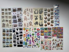 Travel, Houses, And Building Stickers, 14 Sheets, Stickiiclub And Pipsticks