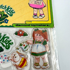 Vintage Cabbage Patch Kids Stick-Ons Puffy Stickers 1983 Diamond Toymakers NEW