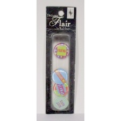 Magic Scraps Designer Flair Friends Self-Adhesive Scrapbook Embellishments 4pc