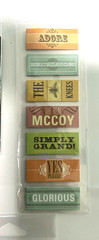 Wood Friends, Wood Square, Heavy Paper Scrappers gone wild, Thick Paper (C12A30)