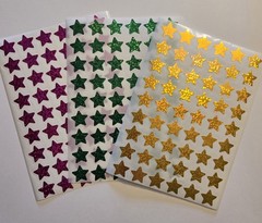 162 Small Star Stickers Star Shaped Stickers Planner Stickers Reward Stickers