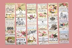 Collage Strips Supplies Scrapbooks Junk Journal #868
