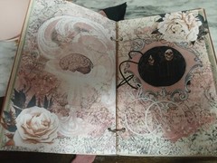 Gothic Love Junk Journal Scrapbook USA Seller