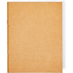 24 Pack Kraft Paper Notebooks, Unlined Blank Sketch Journals Bulk for Kids,