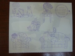 Mrs Grossman Stickers PET SHOP – Partial Mod Sheet of Pets Store 1996 Dog Fish