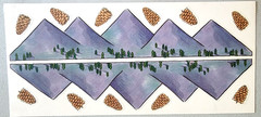 MAMBI Vintage 2001 Summer Mountains Clear Stickers Sheet 5.5×12 HTF Scrapbook