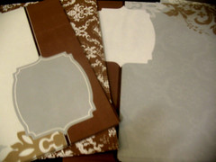 Creative Memories Divine Browns, Red, Mixed Lot, Unused, Loose, 33 Sheets.