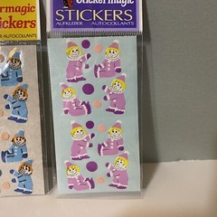 Stickermagic Clown Stickers Fuzzy +