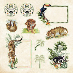 Zoological Ephemera Sticker (Over 680 Stickers!)
