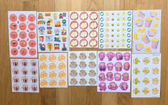 171 POPCORN SCRATCH & SNIFF Stickers UNIQUE STYLES Cheese BUTTER Circus DANCING