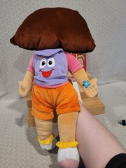 Nick Jr Dora the Explorer Sandylion Stickers Colored Pencils Pen Stamp Plush Lot