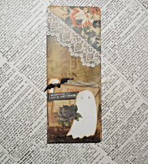 Handmade Halloween Embellishments Junk Journal Ephemera Altered Book Scrapbook