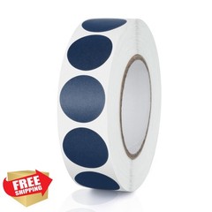 Meitaat 3/4 Inch Blue Round Stickers 1000 PCS Color Coding Dot