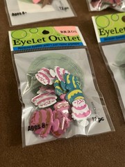Eyelet Outlet Brads Lot of Food NEW 6 packs Card Making Scrapbooking Cake Fruit