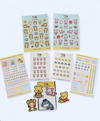 Hubman & Chubgirl Limited Edition Winnie The Pooh Stickers W Hobonichi Months