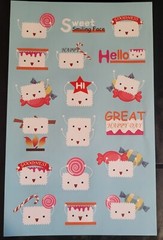 scratch and sniff stickers NEW sheet HORIECHALY Marshmallow