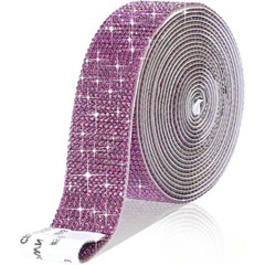 5X Glitter Self-Adhesive Rhinestone Tape Crystal Sticker Trim Diamond Ribbon DIY