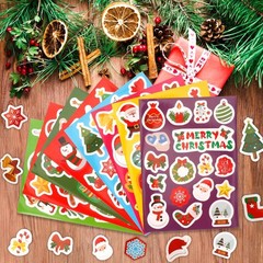 1000 Pcs 1.5 Inch Round Christmas Stickers Envelopes Seal Card Gifts Stickers