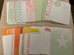 Set Of 281 Scrapbook Journaling Cards Project Life/Becky Higgins/Dear Lizzy
