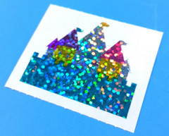 Vintage 90’s Mrs. Grossman’s Glittery Castle Sticker Mod