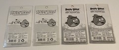 Angry Birds Stickers New Sealed ,4 Pieces