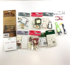 Jolees Boutique Card Connection 3D Sticker LOT Sports Military Kitchen Garden