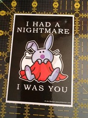 Happy Bunny Sticker Jim Benton Cute Funny Humor Vending Machine Sticker