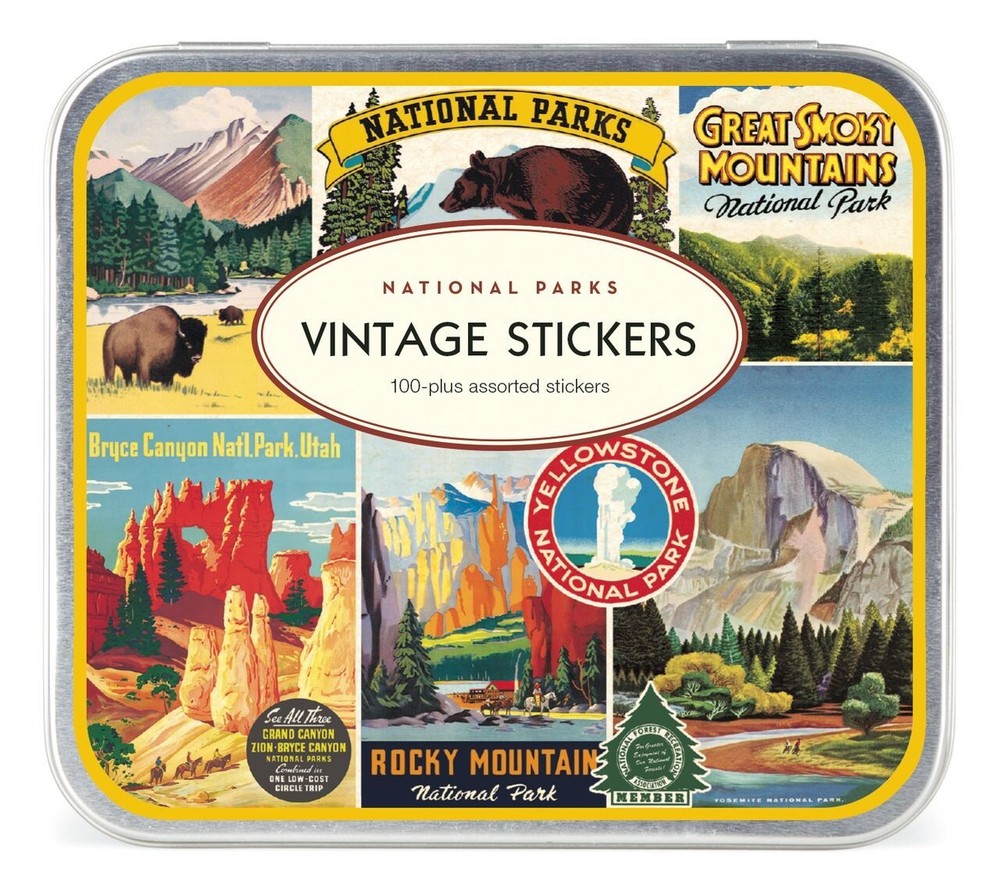 Cavallini & Co. National Parks Vintage Sticker Set, Assorted