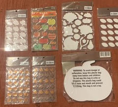 Hobby Lobby Fall/Thanksgiving Scrapbooking Embellishments Foam & Paper Pumpkins
