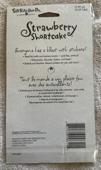 Vintage Stickety Doo Da Epoxy Strawberry Shortcake Stickers 1 Sheet 35 stickers