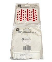 Studio G Lot Self-Adhesive Gems For Crafts Scrapbooking Red Yellow Clear