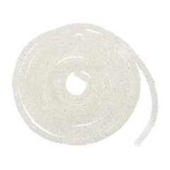 2.5 Yard 7mm Glitter Sequins Rope Sequins Rhinestone Cord Clear Cream
