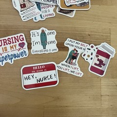 Vinyl Stickers For Nurses Lot Of 100 Nursing Vinyl Stickers
