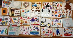 Vintage Mrs. Grossman’s Random Lot of 57 stickers, 5 sizes, scrapbook, journal