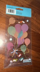 RARE Jolee’s Vellum Balloons Birthday Party Celebration Scrapbooking Stickers
