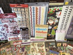 HUGE SCRAPBOOK STICKER LOT~115 Pks.~Many Brands & Themes~NEW